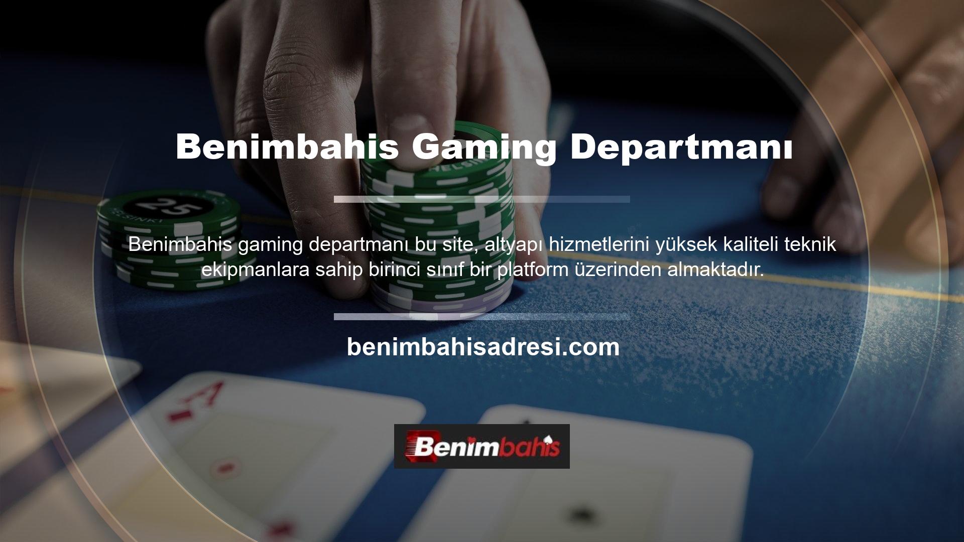 Benimbahis web sitesi uzun yıllardan beri küresel casino pazarında yer almaktadır ancak Türkiye pazarına henüz yeni girmiştir