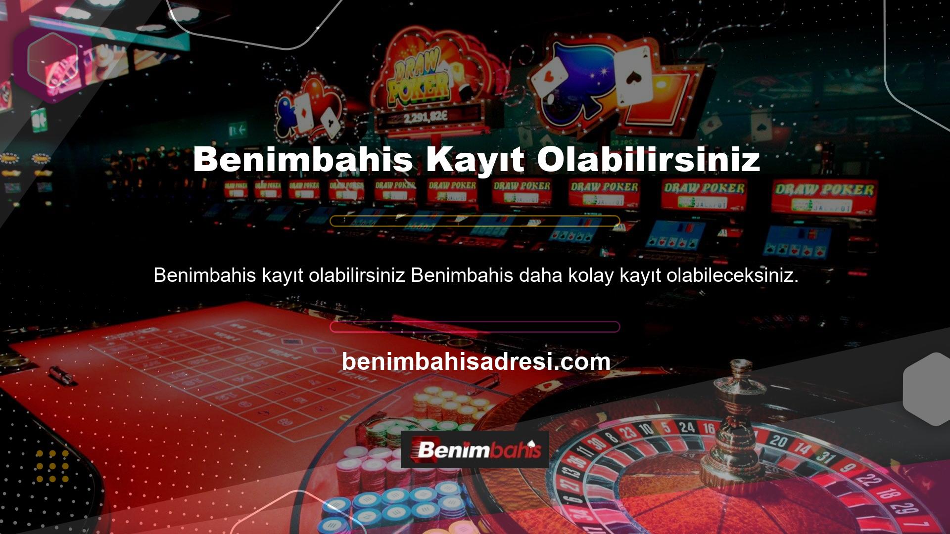 Sağ üst köşedeki 'Kayıt Ol' düğmesini tıklayarak herhangi bir çevrimiçi casino sitesine kaydolabilirsiniz
